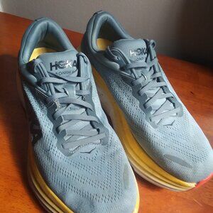 HOKA Men's Bondi 8 Running Shoe/Sneaker Blue sz 12D
